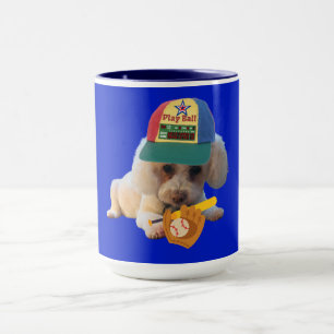 Jouer Ball Poodle Deux Tone Café Mug