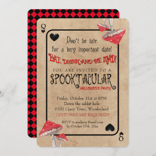 Jouer Carte Fou Champignons Halloween