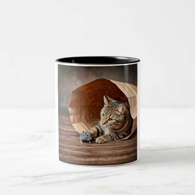 Jouer Chat dans un sac de Mug (Centre)