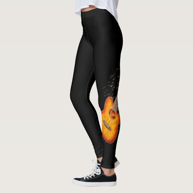 Jouer de la guitare m'éclaire, Leggings (Gauche)