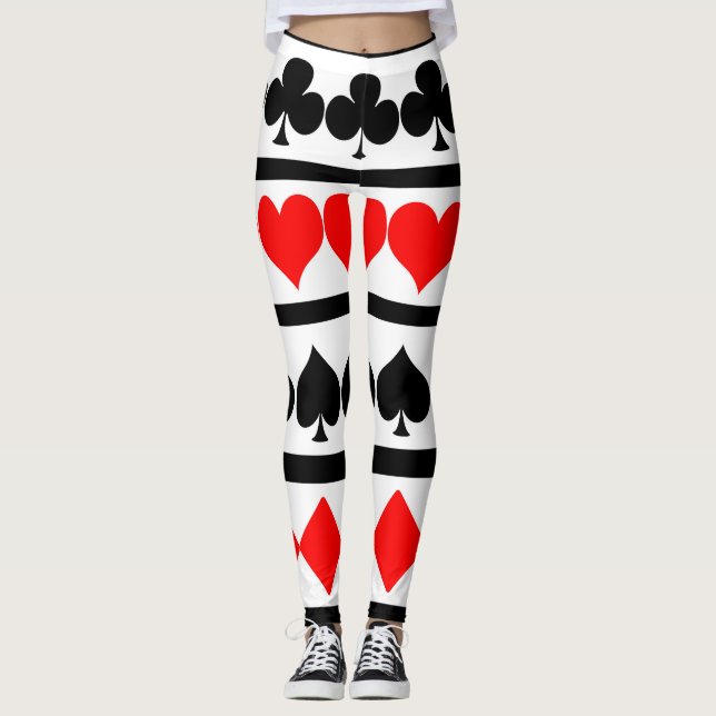 Jouer des cartes Leggings (Devant)