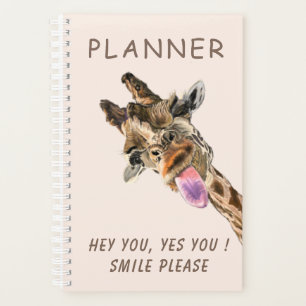 Jouer Giraffe Tongue Out Planner - Smile