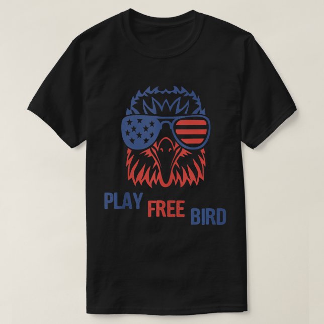 Jouer gratuitement Oiseau patriotique Aigle TShirt (Design devant)