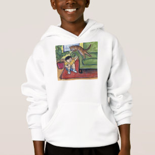 Jouer Jeux Amoureux des chats Sweat - shirt à capu