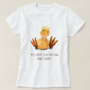 Jouer Jouer à Canard Jouer Vin Drôle Texte T-shirt