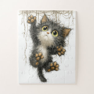 Jouer Kitten Hanging Jigsaw Puzzle