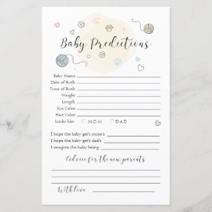 Jouer petit chaton Prédictions pour bébé