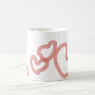"JOUER PETITS COEURS" Mug classique, 11 oz