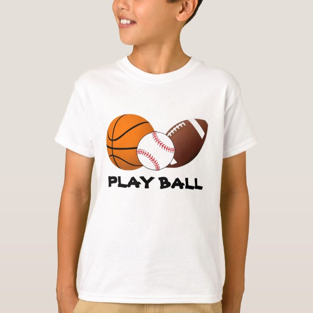 Jouer T-shirt Ball Sports (Devant)