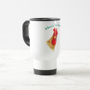 Jouer Voyage Mug Cadeau Drôle Surpris Rooster