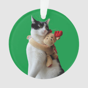 Jouet de Noël blanc et noir