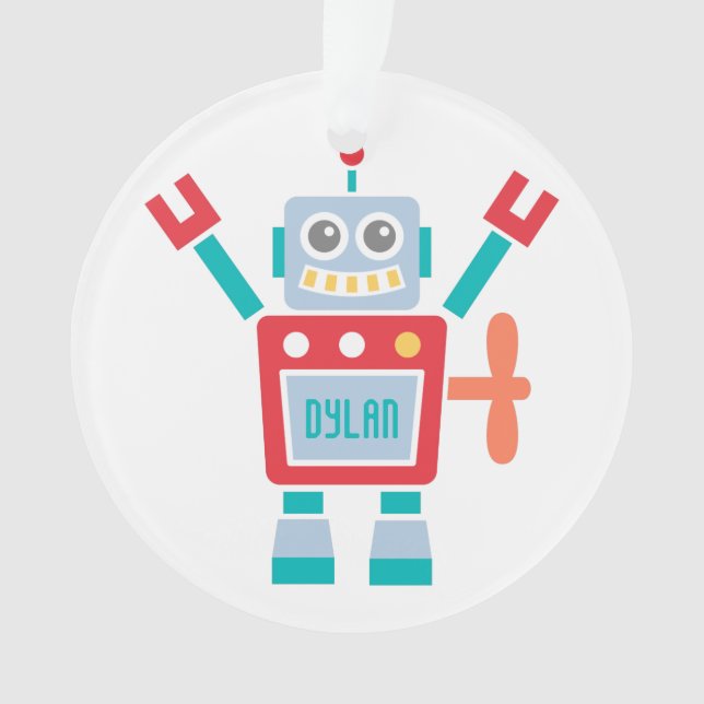 Jouet de robot mignon vintage pour la chambre des  (devant)