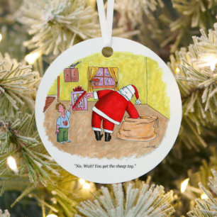 Jouet pas cher ornement en métal rond