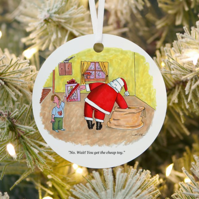 Jouet pas cher ornement en métal rond (Insitu)