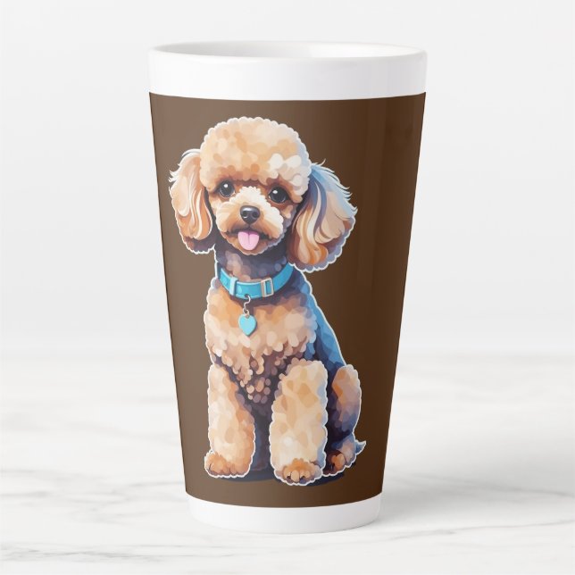 Jouet Poodle Latte Mug (Devant)