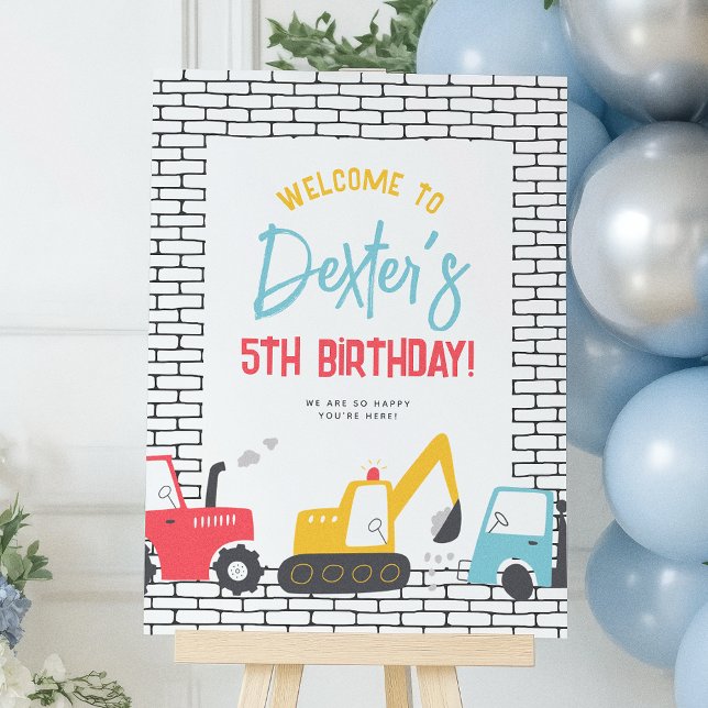 Jouets de construction Affiche de bienvenue de fêt (Créateur téléchargé)
