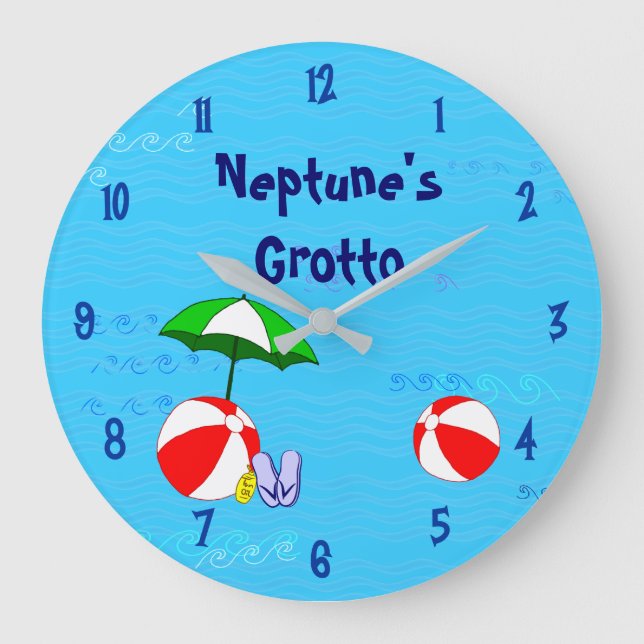 Jouets de la piscine de Beach Ball Horloge Personn (Recto)