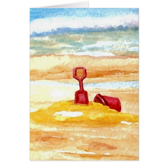 Jouets de sable - bâtiment de château de sable sur (Devant)