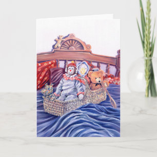 Jouets en mer Carte de voeux