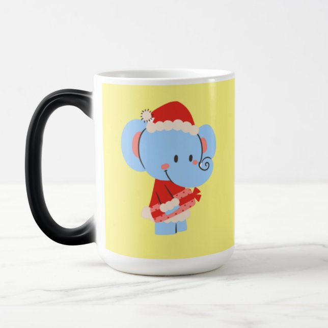 Jouets mini éléphants sur les mugs - Perfect Colle (Gauche)