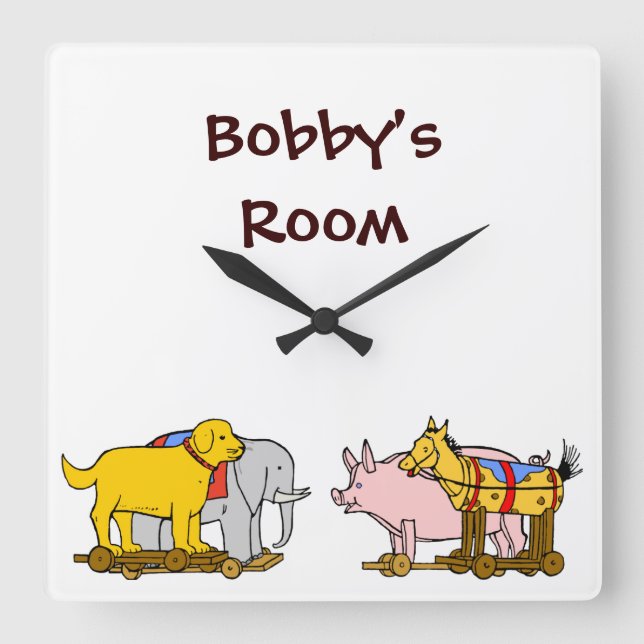 Jouets vintages Horloge personnalisée (Recto)