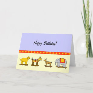 Jouets vintages Joyeuses cartes d'anniversaire