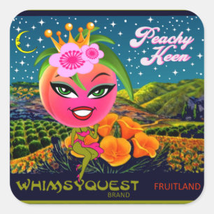 Jouets WQ STICKER LG : Princesse Peachy Keen