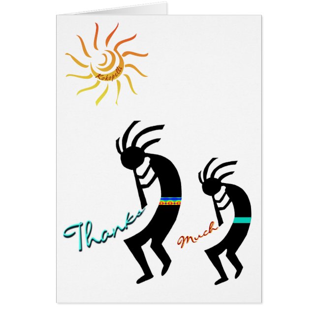 Joueur amérindien de flûte Kokopelli (Devant)
