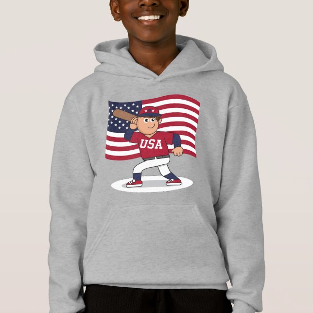 Joueur de baseball patriotique (Devant)