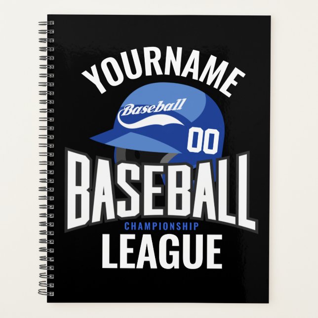 Joueur de baseball personnalisé NOM Équipe Champ C (Devant)