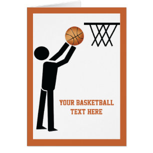 Joueur de basket-ball avec balle personnalisée