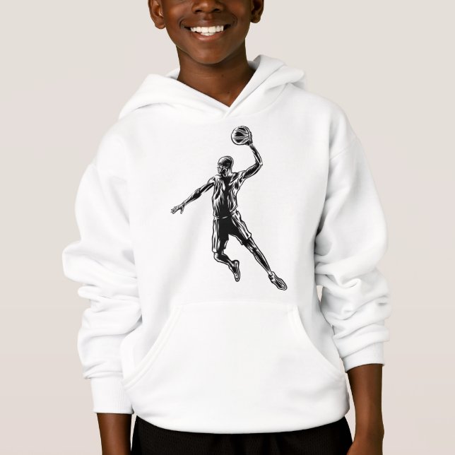 Joueur de basket-ball Slam Dunk Dark Design (Devant)