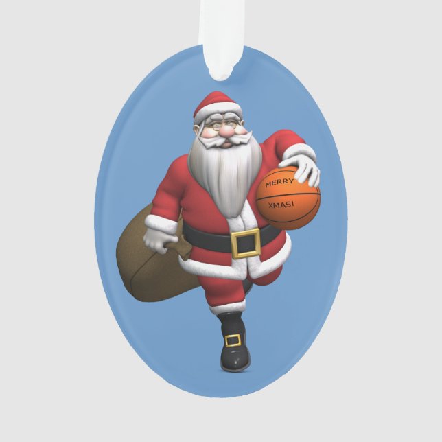 Joueur de basketball du Père Noël (dos)