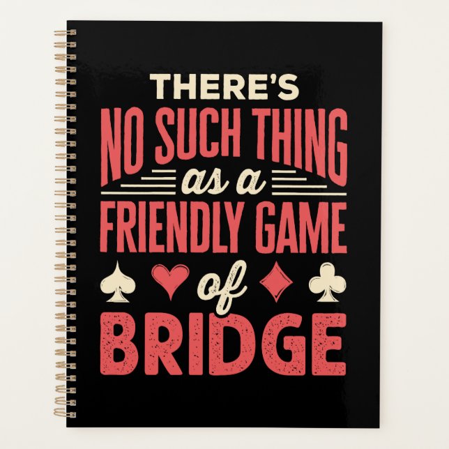 Joueur de Bridge Drôle Pas de Chose Telle que Jeu  (Devant)
