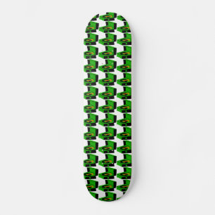 Joueur de disques verts Houndstooth Skateboard
