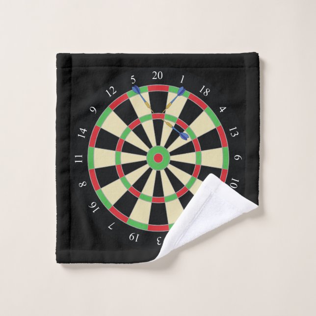 Joueur de fléchettes Treble Top 180 Dartboard (Gant de toilette)