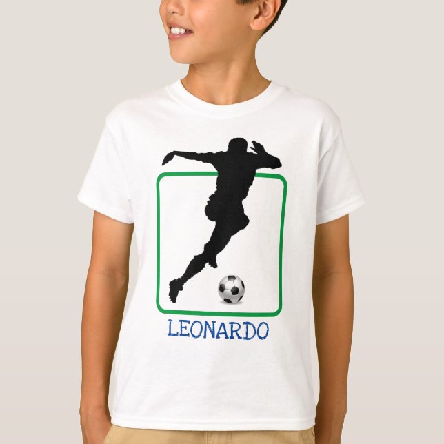 Joueur de football Silhouette T-shirt (Devant)
