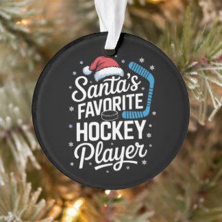 Joueur de hockey préféré du Père Noël Bâton de puc