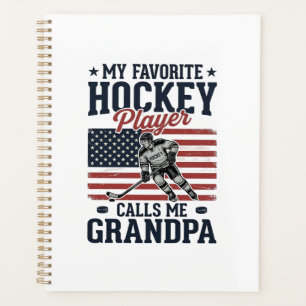 Joueur de hockey préféré m'appelle papy vintage Sh