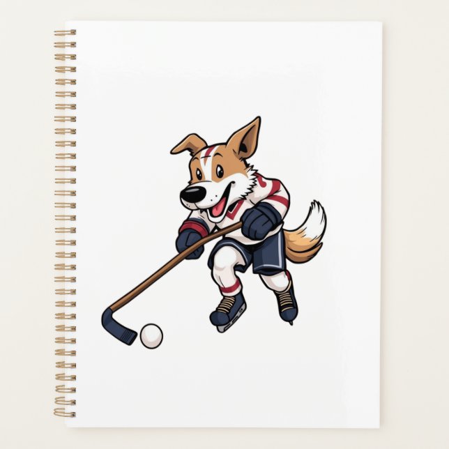 Joueur de hockey sur chien (Devant)