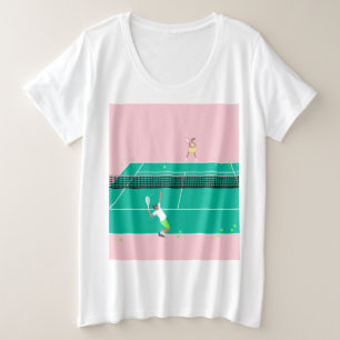 Joueur de Match Art Moderne Pink Green