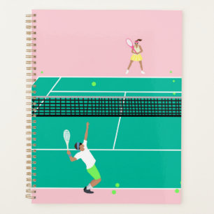 Joueur de Match Art Moderne Pink Green