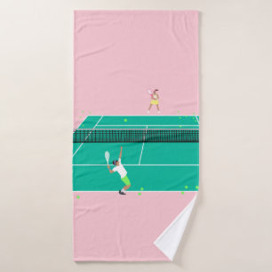 Joueur de Match Art Moderne Pink Green