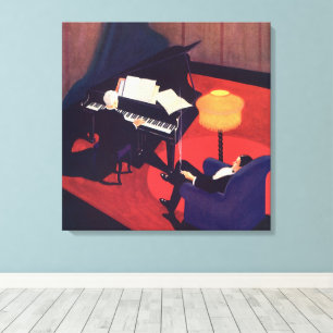 Joueur de piano Pianiste Salon de musique Art Déco