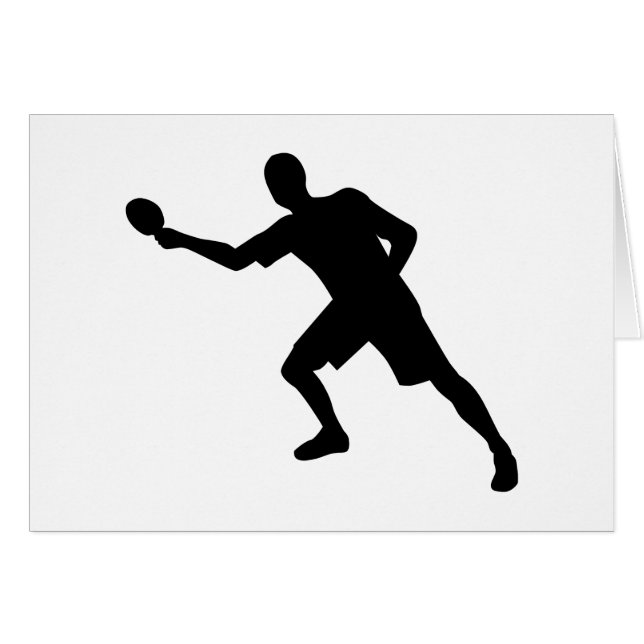 Joueur de ping-pong (Devant horizontal)