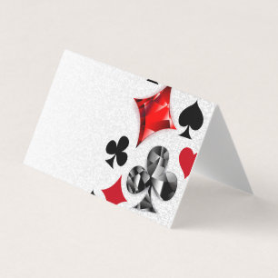 Joueur de poker Joueur de cartes de jouer costumes