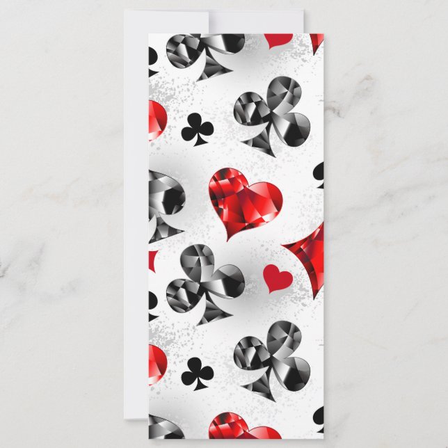 Joueur de poker Joueur de cartes de jouer costumes (Devant)