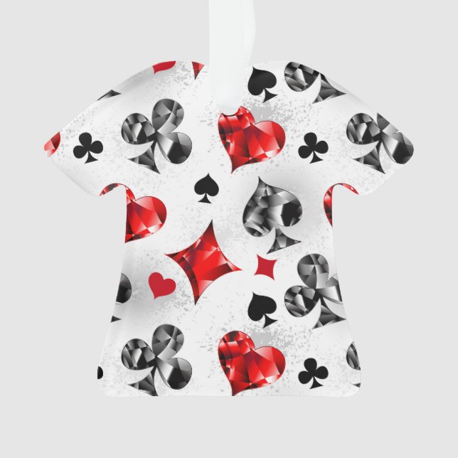 Joueur de poker Joueur de cartes de jouer costumes (devant)