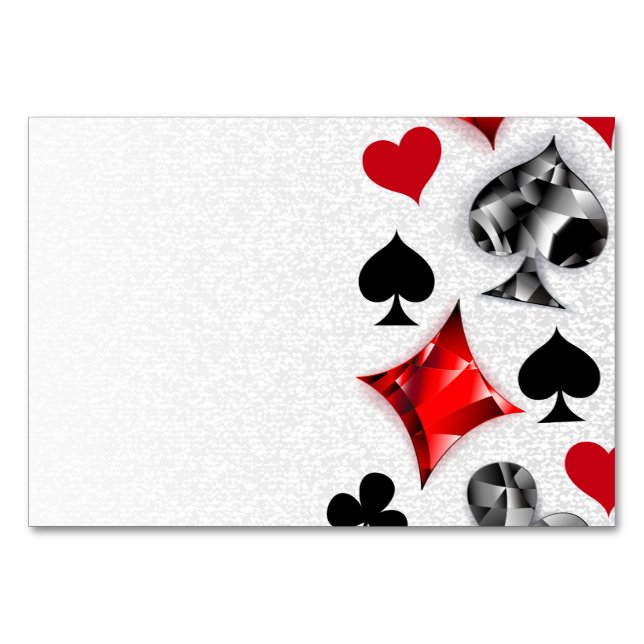 Joueur de poker Joueur de cartes de jouer costumes (Devant)