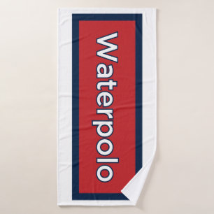 Joueur de Polo d'Eau Iconique dans le jeu de servi